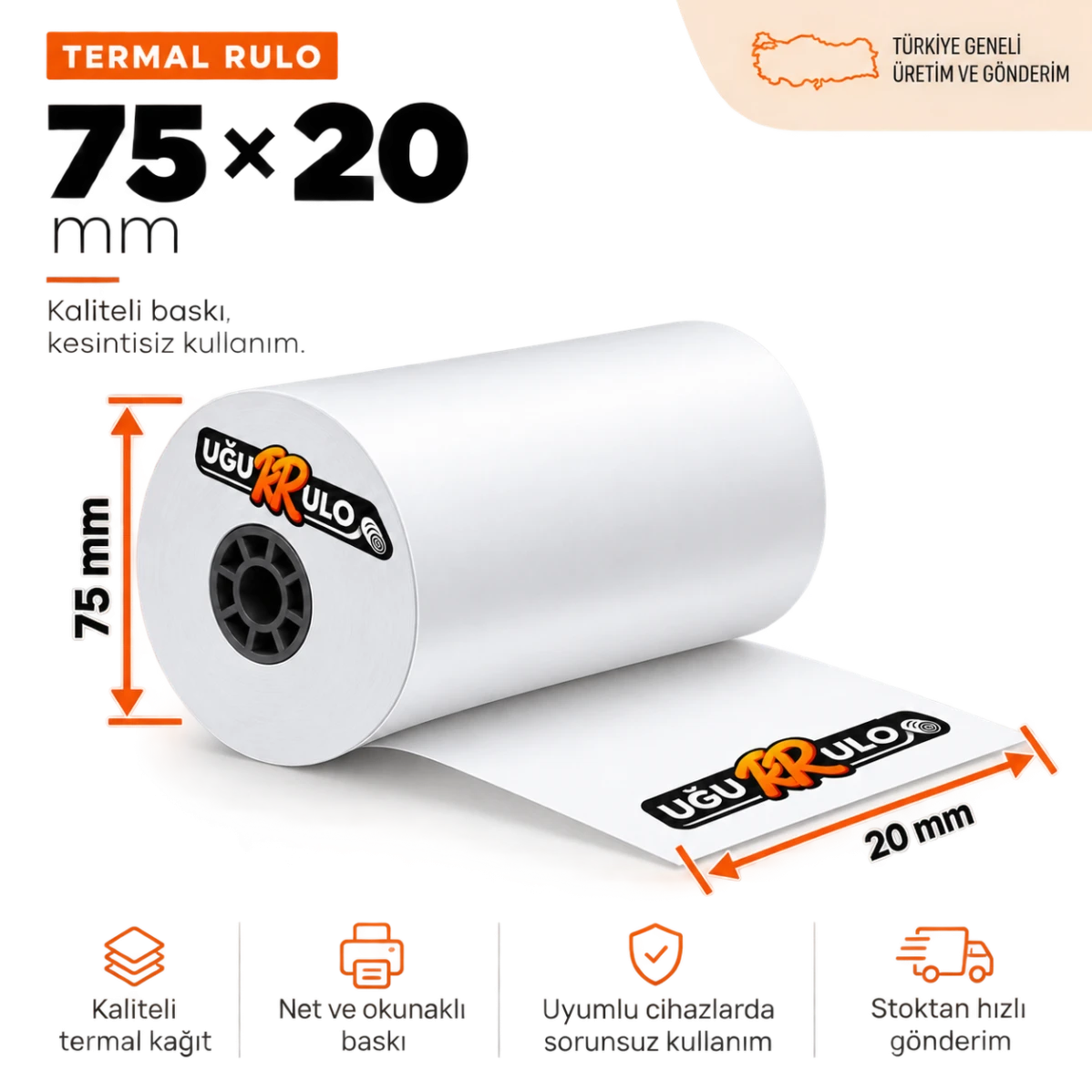 75 × 20 ACT Rulo