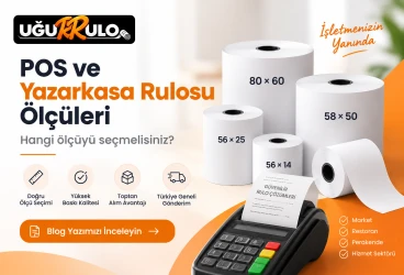 POS Rulosu ve Yazarkasa Rulosu Ölçüleri: Hangi Ölçüyü Seçmelisiniz?
